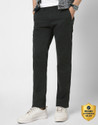 PETER ENGLAND Slim Fit Men Black Trousers
