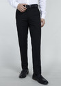 PETER ENGLAND Slim Fit Men Black Trousers