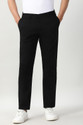 PETER ENGLAND Slim Fit Men Black Trousers