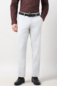 PETER ENGLAND Slim Fit Men Grey Trousers