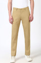 PETER ENGLAND Slim Fit Men Khaki Trousers