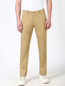 PETER ENGLAND Slim Fit Men Khaki Trousers