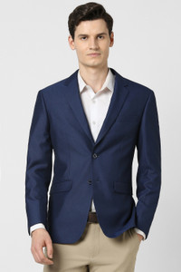 PETER ENGLAND Solid Single Breasted Formal Men