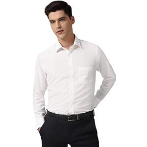 Peter England White Shirt