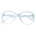 Peter Jones Cateye Oversized Large Blue Light Blocking Computer/Gaming Glasses for Women/Girls (20389)