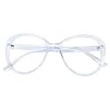 Peter Jones Cateye Oversized Large Blue Light Blocking Computer/Gaming Glasses for Women/Girls (20389)