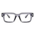 Peter Jones Brown Square Unisex Blue Light Blocking Computer/Gaming Glasses (3688FBW)