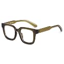 Peter Jones Square Unisex Blue Light Blocking Computer/Gaming Glasses I Frame & Lenses I Large Size 51-16-150 MM, Comfortable Fit, Model AG3803
