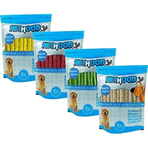 dog munchy sticks mix flavours 18 kg 4 x 450 g  chicken mint mutton amp natural  dog treats amp chew sticks  protein-rich snacks for puppies amp adult dogs  all breeds