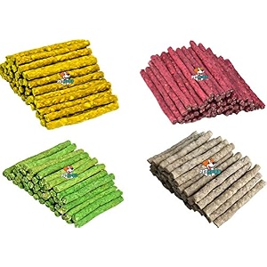 combo dog chew munchy sticks for dogs mix flavours 4 x 900 gm chicken  mint  mutton  natural dog treats 36 kg pack all life stages