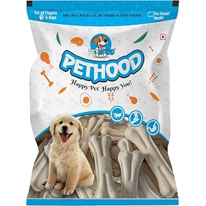 dog chew 6 inch bone for dogs - 1 kg young adult of all breeds  healthy bones for dogs to chew