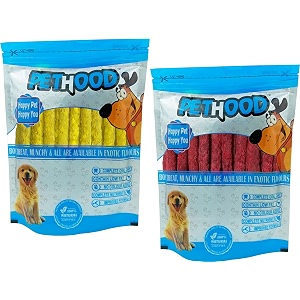 dog chew sticks 800g combo  400g chicken  400g mutton  munchy treat for puppy amp adult  healthy dental snack  natural protein-rich pet treats  training reward for all breeds