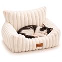 PETKARAY Cat Couch Bed, 24'' Soft Sofa for Indoor Cats, Machine Washable