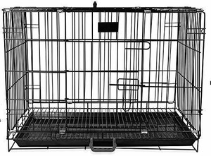 petkart 24 INCH BLACK BLACK Pet Crate