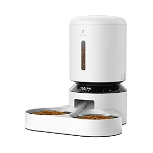 petlibro automatic cat feeder pet food dispenser triple preservation with stainless steel bowl amp twist lock lid up to 50 portions 6 meals per day granary for smallmedium pets