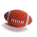 PETLICIOUS &amp; MORE EETOYS Dog Latex Squeaky Rugby Toy for Dogs &amp; Puppies (Medium)