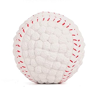 petlicious amp more eetoys petlicious and more dog latex squeaky baseball toy medium