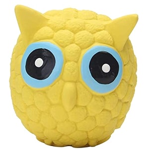 petlicious amp more eetoys petlicious and more dog latex squeaky owl toy medium