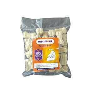 petlicious amp more rawhide bones for dogs 2 inch pressed bones for dogs calcium bone dog bones chew bones for puppy calcium treat for dogs puppy treat pack of 12