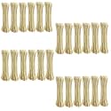 Petlicious &amp; More Rawhide Bones for Dogs - 6 Inch Pressed Calcium Chew Bones for Puppy Treats (Pack of 24)