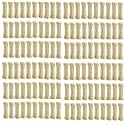 Petlicious &amp; More Rawhide Pressed Calcium Chew Bones for Dogs Puppy Treat 3 Inch (Pack of 120)