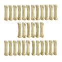 Petlicious &amp; More Rawhide Bones For Dogs 6 Inch Pressed Bones For Dogs Calcium Bone Dog Bones Chew Bones For Puppy Calcium Treat For Dogs Puppy Treat (Pack Of 30).