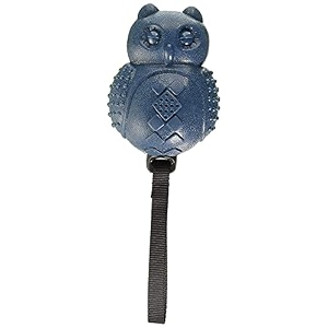 petlicious amp more tpr squeaky handle owl chew toy for dogs amp puppies - owl