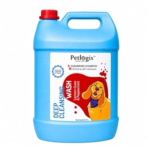 petlogix deep cleansing shampoo for dog amp cat odour amp dirt removal 5l