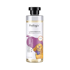 petlogix organic oatmeal shampoo for dogs amp cats with coconut amp aloe vera for deep cleansing soothing amp hydrating itchy dry or sensitive skin sls and paraben free 250 ml