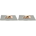 PETMAKER Self Warming Cat Mat - 36x24in Thermal Dog Crate Pad with Removable Washable Sherpa Cover and Reflective Insulation Layer for Self Heating - Pet Supplies for Medium Dogs and Cats (Gray)