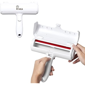 petola pet hair remover roller for dogs amp cats reusable lint amp hair remover for clothes sofas furniture couch carpet car seats red