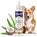 Petpost | Dog Ear Cleaner - Natural Coconut Oil Solution - Best Remedy for Odor - Dog Ear Problems - Chemical &amp; Irritant Free 8 oz.