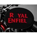 Petrol Tank Cover for Bullet, Classic 350/500, Electra and Standard, Black, Stretchable Fabric, Since 1901 Logo