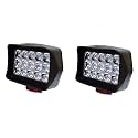 PETROX 15 LED Fog Light, Headlight for Bikes - Fog Lamp, Back Up Lamp, Indicator, Tail, Dash Light - Motorbike LED Universal for Bike and Car, Pack of 2