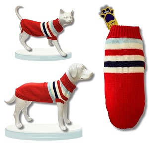 Aa Pets Cozy Knitted Flannel Sweater -