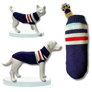 Aa Pets Cozy Knitted Flannel Sweater -