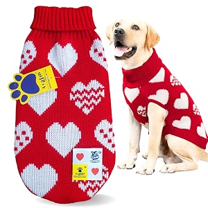 Aa Pets Cozy Knitted Flannel Sweater -