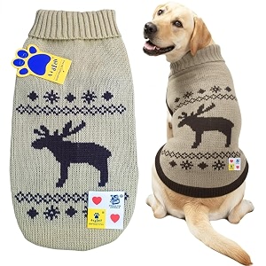Aa Pets Cozy Knitted Flannel Sweater -