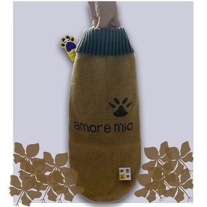 Aa Pets Cozy Knitted Flannel Sweater -