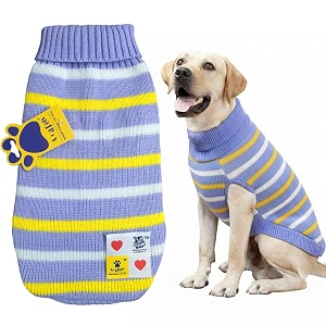 Aa Pets Cozy Knitted Flannel Sweater -