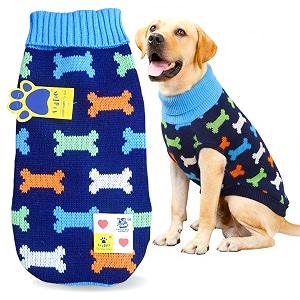 Aa Pets Cozy Knitted Flannel Sweater -