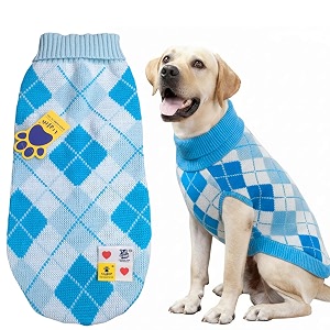 Aa Pets Cozy Knitted Flannel Sweater -
