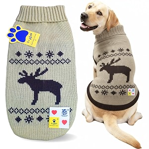 Aa Pets Cozy Knitted Flannel Sweater -