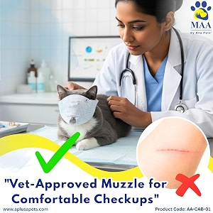 Aa Pets MAA Cat Muzzle Anti-Bite