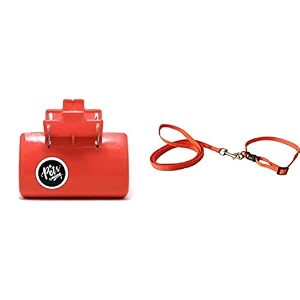 the pets company dog poop scooper smallampthe pets company leash and collar set suitable for puppies of all dog breeds x-small orange