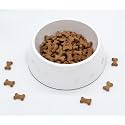 The Pets Company Stainless Steel & Melamine Dog Feeding Bowl| Food Bowl for Dogs and Cats, 940 Ml, Large, White