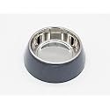 The Pets Company Stainless Steel &amp; Melamine Dog Feeding Bowl| Food Bowl for Dogs and Cats, 210 Ml, Small, Grey