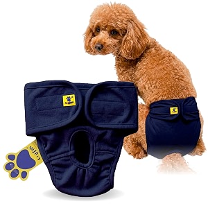 aa pets39 maa39 cotton dog underwear diaper  stretchable comfortable washable amp reusable s navy