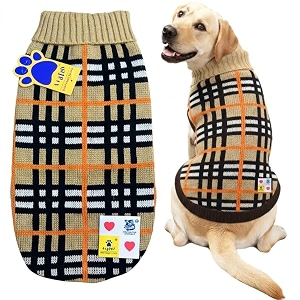 Aa Pets Cozy Knitted Flannel Sweater -