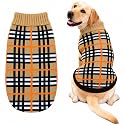 Aa Pets39 Cozy Knitted Flannel Sweater -